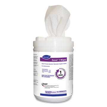 Diversey™ Oxivir 1 Wipes, Characteristic Scent, 10" X 10", 60 Wipes, 12-carton freeshipping - TVN Wholesale
